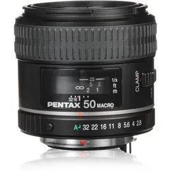 Pentax SMC 50mm 1:2,8 Makro - Kamera- & Video-Objektive, vielseitiges Makroobjektiv mit großem Abbildungsmaßstab für detaillierte Sachfotografie und Repros.