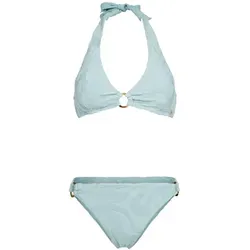 Brunotti Bügel-Bikini Hollymai-Jacquard für Frauen in AQUA GREY, Größe 36 - Stylischer Bügel-Bikini in AQUA GREY, Größe 36. Hergestellt aus 95% Polyester und 5% Elastan, bietet er eine perfekte Passform und hohen Tragekomfort für den Strand oder das Schwimmbad.