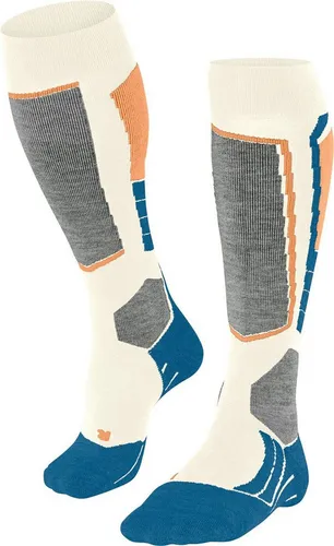 Falke SK2 Intermediate Damen Skiing Kniestrümpfe offwhite-candy 39-40 - Sportsocken für Damen mit mittlerer Polsterung, schützen vor Druckstellen und halten die Füße trocken dank innovativer 3-Lagen-Konstruktion. Ideal für Freizeit-Skifahrerinnen!