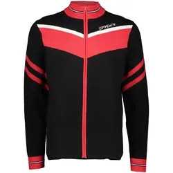 SPYDER Trainingsjacke "Garmisch" in Schwarz - L - Moderne Trainingsjacke mit Stehkragen und praktischem Reißverschluss. Der lockere Schnitt und das Colour-Blocking-Muster sorgen für einen sportlichen Look und hohen Tragekomfort.