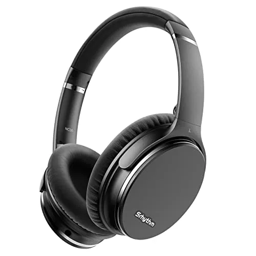 Srhythm NC35 - Kabellose Over-Ear Kopfhörer mit Active Noise Cancelling - Kopfhörer mit 90% Geräuschunterdrückung, über 50 Stunden Wiedergabe und ergonomischem Design für maximalen Komfort – ideal für Musikliebhaber und Vielreisende.