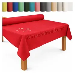 DecoHomeTextil Tischdecke Rolle Vliesstoff 80g/m² - Wasserabweisende und strapazierfähige Tischdecke aus 100% Polypropylen, ideal für drinnen und draußen. Leicht zuschneidbar, reißfest und mehrfach verwendbar - perfekt für jede Feier!