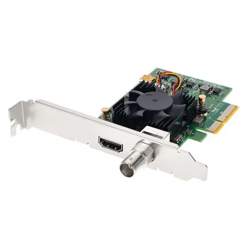 Blackmagic Design DeckLink Mini Recorder 4K - Multimedia Aufzeichnungskarte mit 6G-SDI und HDMI-2.0a, unterstützt Aufzeichnungen bis 2160p/30 und bietet automatische Formatumschaltung für maximale Flexibilität.
