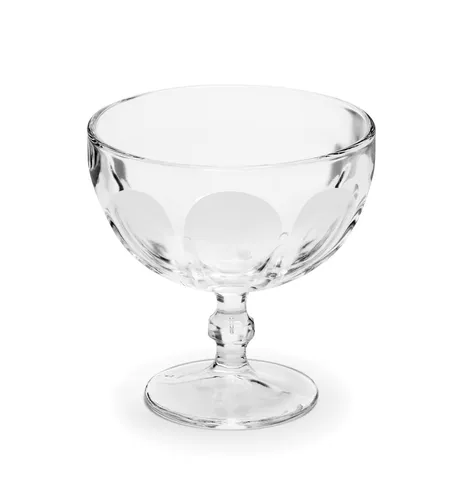 Mäser Country Eisschale 11,5 cm - Schüssel aus transparentem Glas, ideal für 6 Personen, perfekt für Desserts und Eiscreme, zeitloses Design für jede Tischdekoration.