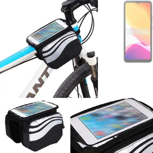 Rahmentasche Fahrradtasche Fahrradhalterung für Cubot Note 21 Fahrrad Rahmen Ta