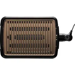 GEORGE FOREMAN Smokeless BBQ Grill 25850-56 - Grill ohne Rauch: Der Smokeless BBQ Grill mit 1.600 Watt bietet 80% weniger Rauchentwicklung und eine leicht zu reinigende, langlebige Grillplatte - ideal für ganzjährigen Grillspaß!