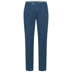 Eurex by Brax Herren Chino LUIS BLUE STONE, denim blau, Gr. 48 - Elastische Chino im modernen Denim-Look, ideal für Komfort und Stil im Alltag.