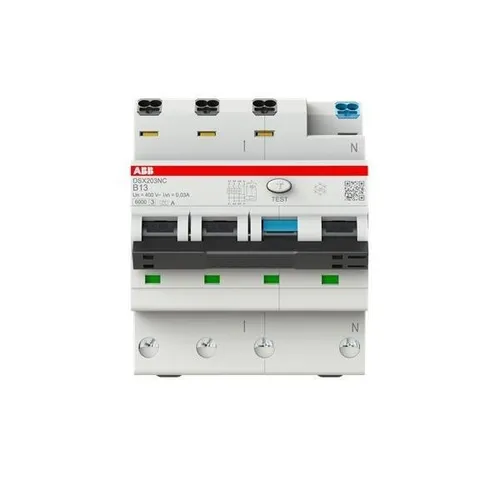 ABB FlexLine® FI/LS-Schalter DSX203NCA - 4polig, 30mA, Typ A - Sonstige Elektroinstallationsartikel mit patentierter Push-In Technologie für einfache und sichere Kontaktierung. Bietet umfassenden Schutz gegen Überlast und Kurzschlussströme.