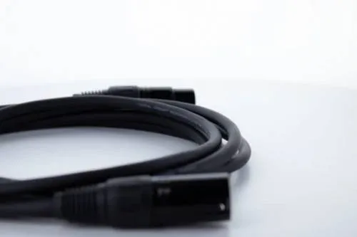 Cordial EM 1,5 FM XLR Verbindungskabel [1x XLR-Buchse 3 polig - 1x XLR-Stecker 3 polig] Schwarz