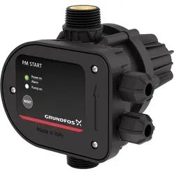 Grundfos Druckmanager PM START - Automatische Pumpensteuerung mit 2,2 bar Einschaltdruck - Gartenpumpen mit automatischer Start-Stopp-Steuerung, schützt vor Trockenlauf und sorgt für effizienten Wasserfluss bei 2,2 bar Einschaltdruck.