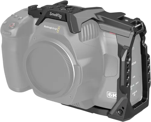 SmallRig 3270 Full Cage für BMPCC 6K PRO - Kamerazubehör mit umfassendem Schutz und vielseitigen Montagemöglichkeiten für die BMPCC 6K PRO, ideal für professionelle Filmprojekte.