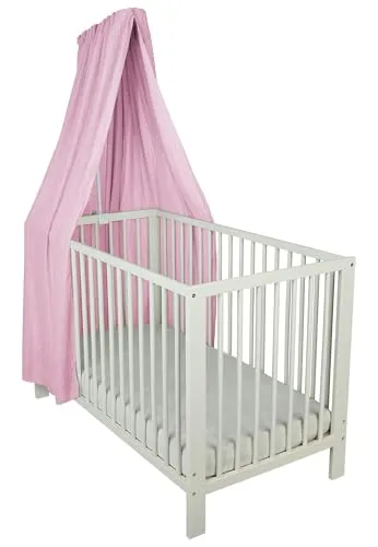Sterntaler® Betthimmel aus Gaze - Der Sterntaler® Betthimmel aus leichtem Gaze Stoff sorgt für eine gemütliche Atmosphäre im Kinderzimmer. Ideal für süße Träume und entspannte Nächte, in einem unifarbenen Design.