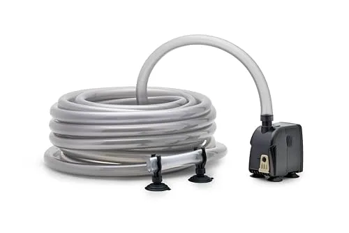 Eden 94235 CDA 600 Wasserwechselsystem - Wasseraustauschgeräte für Aquarien, einfaches & schnelles Wasserwechsel-Set mit leistungsstarker Pumpe (600l/h) und 10m Schlauch für eine schonende Reinigung.