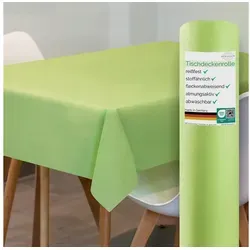 Sensalux Tischdecke Apfelgrün - Tischdeckenrolle für Feiern und Events, 1,18m x 40m aus 100% Polypropylen, OEKO-TEX® zertifiziert und ideal für jede Feierlichkeit.