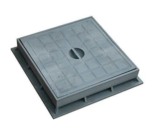 Schachtabdeckung mit Rahmen 40 x 40 cm