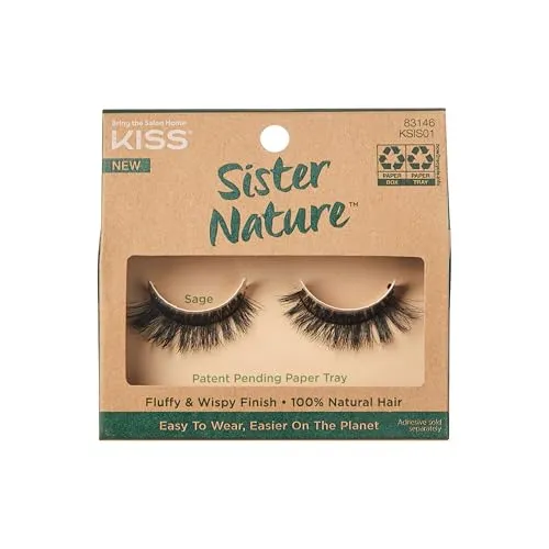 KISS Sister Nature Collection Lashes - Will 100% natürliches Haar