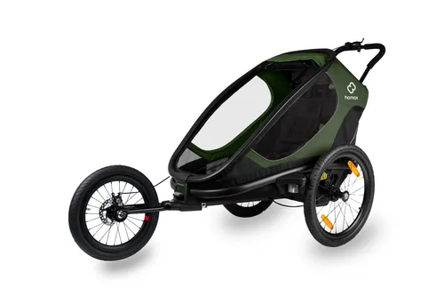 Hamax Outback Unisex-Adult Trailer - Sicher und Vielseitig - Kinderfahrsitz mit Aluminiumrahmen, einzigartigem „Safe Connection Point“ für sicheren Wechsel zwischen Fahrrad, Kinderwagen und Jogger. Ideal für alle Terrains und komfortabel für Ihr Kind.