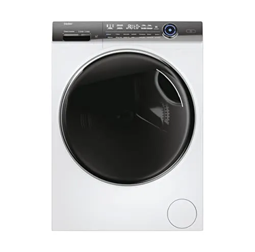 Haier Waschmaschine HW90-B14979YU1, 9 kg, 1400 U/min - Vollwasserschutz und flüsterleiser Motor, ideal für Familien mit bis zu 5 Personen. Energieeffizienzklasse A und Dampffunktion für optimale Pflege der Wäsche.