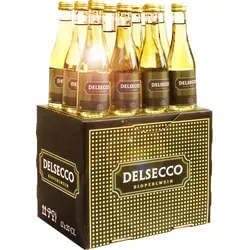 DELINAT – Weinpaket DELSECCO Piccolo 2023 – Bio Perlwein in kleinen Flaschen - Sekt, Champagner & Schaumwein – Hochwertiger veganer Bio-Wein aus Rheinhessen, ideal für genussvolle Momente, auch als Apéritif mit Sirup.