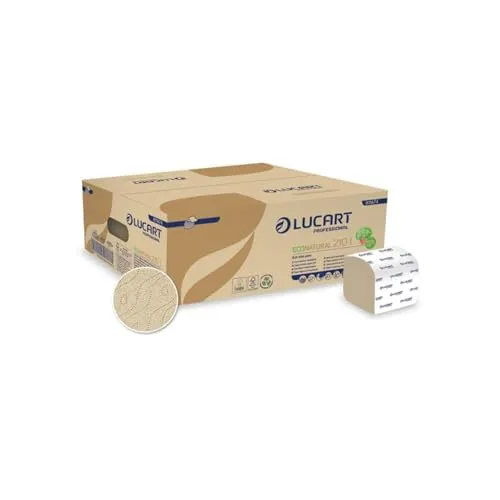 SET: EcoNatural Einzelblatt Toilettenpapier Spender + 1 Bulk Pack Papier 2-lagig