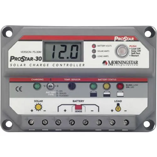 Morningstar ProStar PS-30M Laderegler PWM 12 V, 24 V 30 A
