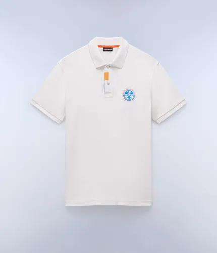 Napapijri E-clanis Softshell Hemd in White Whisper (N1A) L - Hochwertiges Herrenhemd mit entspannter Passform. Aus 100% Baumwolle gefertigt, bietet es Komfort und Stil für jeden Anlass.