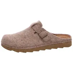 Rohde Herren Hausschuh Softfilz Pantoffel Foggia-H 7102 - Komfort in Größe 44, Braun - Hausschuhe aus hochwertigem Softfilz mit gepolstertem Lederfußbett für perfekten Komfort und optimale Passform dank verstellbarer Schnalle. Ideal für entspannte Stunden zu Hause.