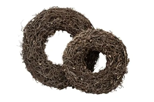 NaDeco Deko Kranz aus Bonsai-Zweigen, Ø 30 cm – Vielseitige Dekoration - Hochwertiger Dekokranz aus natürlichen Bonsaizweigen, ideal für kreative Gestaltungen. Perfekt als Tür-, Wand- oder Tischkranz und vielseitig für jede Saison einsetzbar.