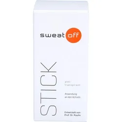 Sweat-Off Antitranspirant Stick 50 ML - Deo für Achseln, stoppt Schwitzen und sorgt für langanhaltenden Duft. Ideal für täglichen Gebrauch und ohne Mikroplastik.