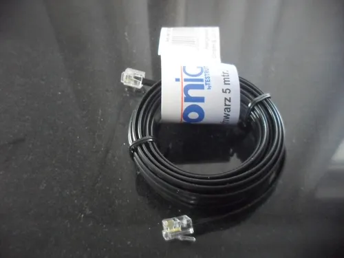 Universal Telefonkabel RJ11 - RJ11 5 m6P4C flach Western Modular Fax VoIP Router