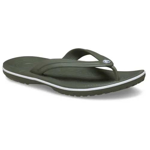 CROCS CROCBAND FLIP - Unisex Sandalen in dusty olive (M13 / 48-49 EU) - Leichte Crocs Crocband Flip Sandalen für Freizeit und Badespaß, bequem und strapazierfähig für den täglichen Einsatz.