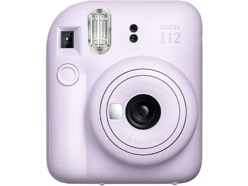 INSTAX Mini 12 Sofortbildkamera Lilac-Purple - Automatische Belichtung und Selfiespiegel, perfekte Erinnerungen im Scheckkartenformat