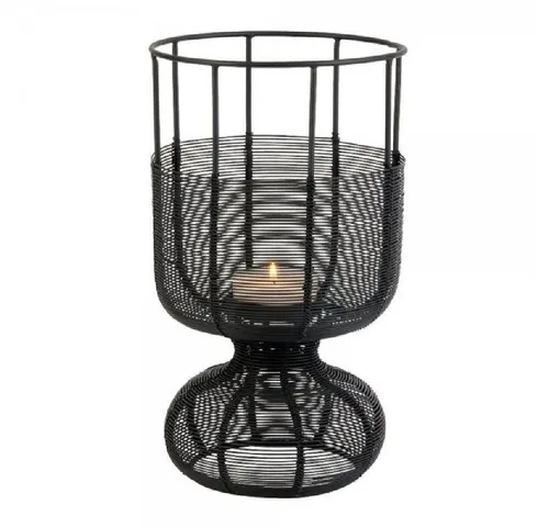 Lambert Windlicht Windlicht Eisen Schwarz (25cm)