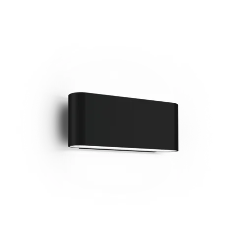 Wever & Ducré KIOSK OUTDOOR WALL SURF 1.0 LED-Wandaußenleuchte schwarz - Moderne LED-Wandaußenleuchte KIOSK mit warmweißer Lichtfarbe (2700K) für stilvolle Fassadenbeleuchtung. Robustes, matt schwarzes Aluminiumgehäuse mit IP65-Schutz für Langlebigkeit im Außenbereich.