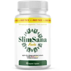 Slimsana Forte Kapseln – 90 St. - Die Slimsana Forte Kapseln unterstützen deine kalorienbewusste Ernährung und passen zu jedem Diät-Konzept. Reich an natürlichen Zutaten, ideal für Frauen und Männer. Hergestellt in Deutschland – für 45 Tage.