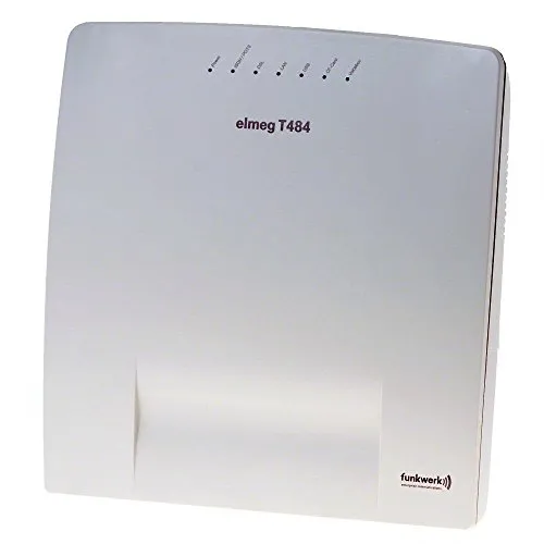 Elmeg T484 1S0 ext/int / 1S0 int / 8a/b mit CLIP / integr. Router m. LAN/WAN/USB / Voice-Boxen u. Wav-Appl. / CF-Card TypI noetig/