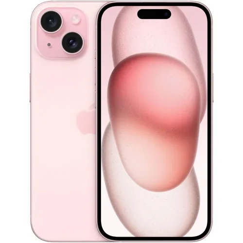 Apple iPhone 15 (128 GB, Pink, 6.10", SIM + eSIM, 48 Mpx, 5G) (MTP13ZD/A)