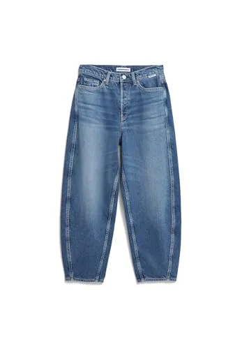 ARMEDANGELS Damen Barrel Jeans BAARLY Loose Fit 29/34 - Stylische Barrel Jeans aus 100% recycelter Baumwolle für einen lässigen Look. Ideal für nachhaltige Modebewusste.