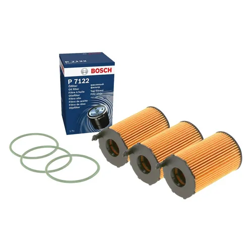 3x BOSCH Ölfilter F 026 407 122 für Porsche, Audi, VW - Hochwertige Ölfilter für Porsche, Audi und VW. Unterstützen die Motorpflege mit geprüfter Qualität und Dichtung für eine einfache Montage.