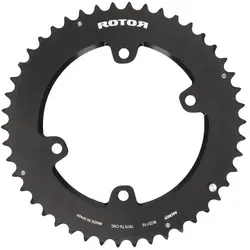 ROTOR Kettenblatt Round Rings Aero 2-fach LK 110 mm | 4 Loch für Rotor ALDHU - Hochwertiges ROTOR Kettenblatt Round Rings Aero für Shimano GRX. Ideal für Gravel und Rennrad, bietet präzise Schaltung und langlebiges Aluminium. Perfekt für ambitionierte Radfahrer!