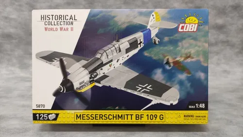 COBI 5870 Messerschmitt BF 109 G - 7% Rabatt - Konstruktionsspielzeug Komplette Sets & Packs, fördert kreatives Spielen und ist ideal für Kinder ab 3 Jahren.