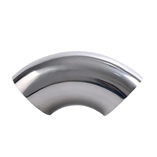 RCCT 2 Zoll Edelstahl Rohrbogen 90 Grad – SS304 Mandrel Bend Ø51 mm – Auspuff Schweißbogen – Poliert – 2" Exhaust Elbow (90Degree, 2.0Inch(2,0 Zoll))