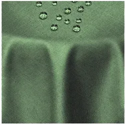 DecoHomeTextil Tischdecke Leinen Optik - Abwaschbar und Wasserabweisend - Tischdecken in ovaler Form (130 x 220 cm) aus dunkelgrünem, wasserabweisendem Material - ideal für stilvolle und pflegeleichte Tischgestaltung.