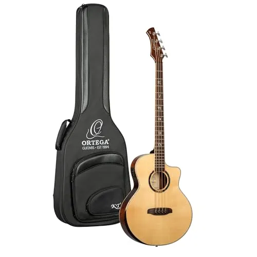 Ortega KTSM2-4 Ken Taylor Acoustic Bass - Akustikbass - Der Ortega KTSM2-4 Ken Taylor Acoustic Bass vereint hervorragenden Klang mit stilvollem Design. Ideal für Musiker, die akustische Klänge lieben und gleichzeitig Wert auf Qualität legen.