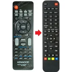Ersatz Fernbedienung für Kenwood RC-F0601 - M-616DV