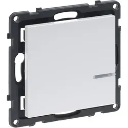 Legrand 765633 SEANO mit Netatmo - Batteriebetriebener Wandsender für Lichtsteuerung, mit langer Standby-Lebensdauer von 8 Jahren und einfacher Montage dank wiederverwendbarer Klebestreifen.