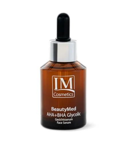 Dr. Michaela Fuchs IM Cosmetics AHA+BHA Gesichtsserum 30ml - Innovatives Gesichtsserum mit Frischeformel für ein belebtes Hautbild. Die Kombination aus AHA und BHA unterstützt die gründliche Hautreinigung und sorgt für ein gepflegtes Aussehen.