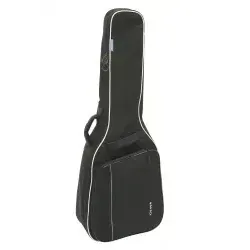 Gewa Economy 12 Gig Bag für Konzertgitarre schwarz - Zubehör für Gitarre & Bass, hochwertiger Schutz durch 12 mm Schaumstoffpolsterung und verstellbare Rucksackgurte für optimalen Komfort.