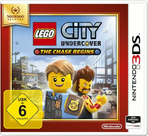 LEGO City Undercover: The Chase Begins - Action & Abenteuer Spiel für Nintendo 3DS, ideal für Fans von Polizei-Games, kompatibel mit 2DS und bietet spannende Streetpass-Funktionen.