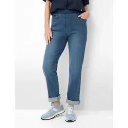 Raphaela by Brax Damen Five-Pocket-Hose Style CARINA FUN STONED SLIGHTLY USED, Denim Blau, Gr. 44 - Bequeme Five-Pocket-Jeans im Comfort Plus Fit für optimalen Tragekomfort und zeitlosen Stil. Ideal für den Alltag und vielseitig kombinierbar.